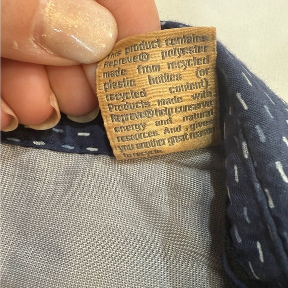 Joseph Abboud Navy Patterned Short Sleeve Polo Slim fit Medium - Picture 4 of 4